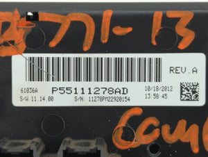 2013 Jeep Compass Climate Control Module Temperature AC/Heater Replacement P/N:P55111278AD Fits Fits 2011 2012 2014 2015 2016 2017 OEM Used Auto Parts