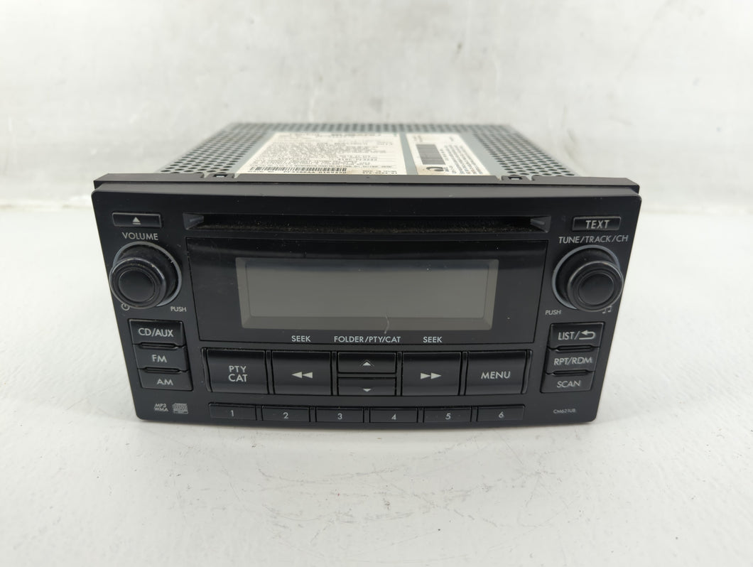 2012-2014 Subaru Impreza Radio AM FM Cd Player Receiver Replacement P/N:86201FJ620 Fits 2012 2013 2014 OEM Used Auto Parts