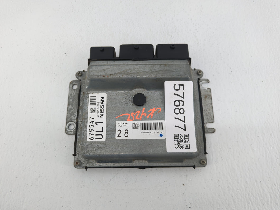 2018-2019 Nissan Murano PCM Engine Control Computer ECU ECM PCU OEM P/N:NEC030-002 Fits Fits 2018 2019 OEM Used Auto Parts