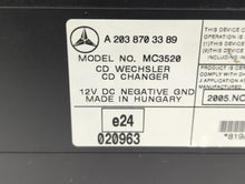 2006-2007 Mercedes-Benz C280 Radio AM FM Cd Player Receiver Replacement P/N:A 203 870 33 89 Fits OEM Used Auto Parts