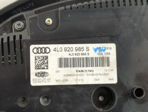 2013-2015 Audi Q7 Instrument Cluster Speedometer Gauges P/N:4L0 920 985 S Fits 2013 2014 2015 OEM Used Auto Parts