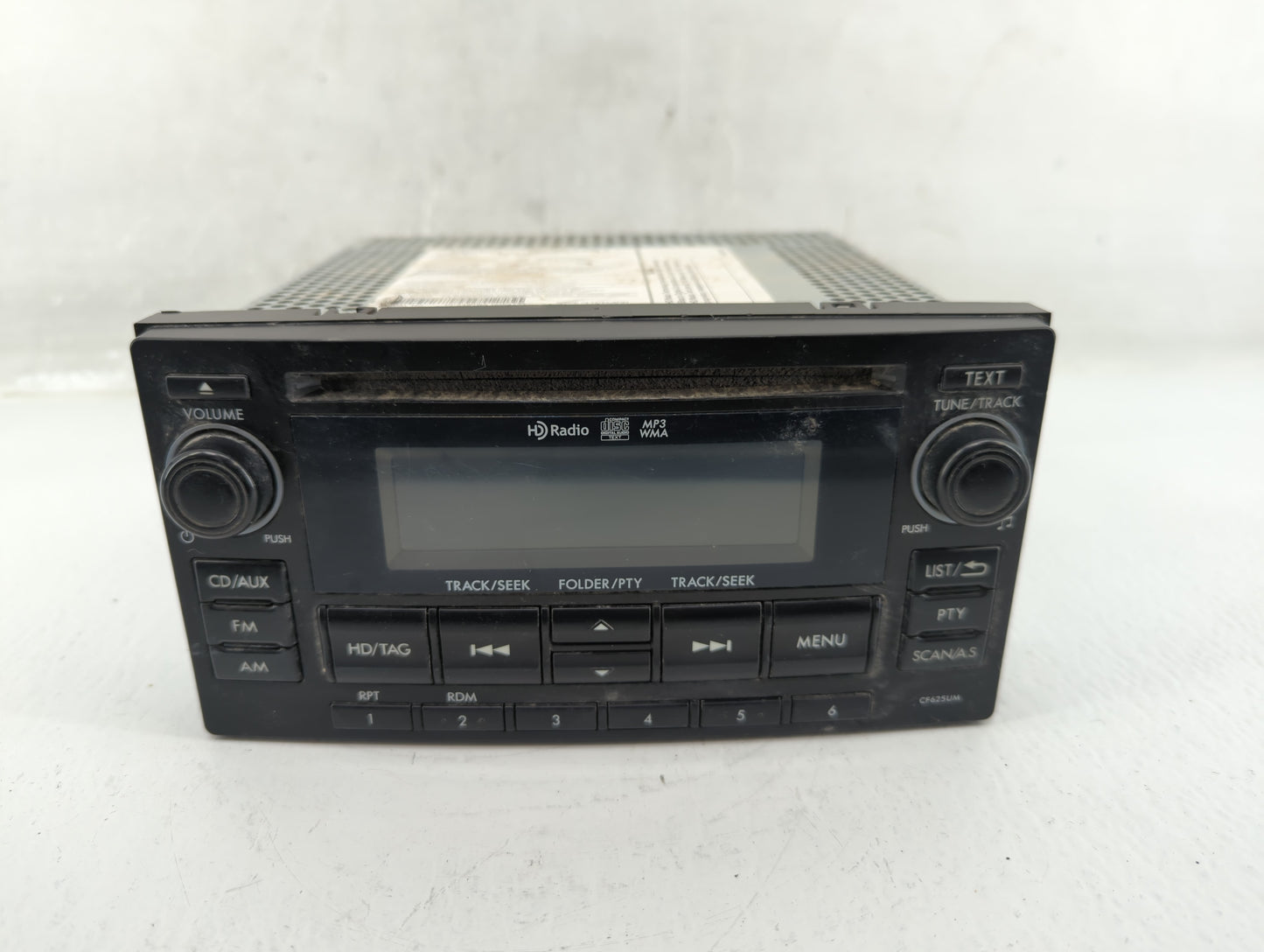 2014 Subaru Forester Radio AM FM Cd Player Receiver Replacement P/N:86201SG620 Fits OEM Used Auto Parts - Oemusedautoparts1.com
