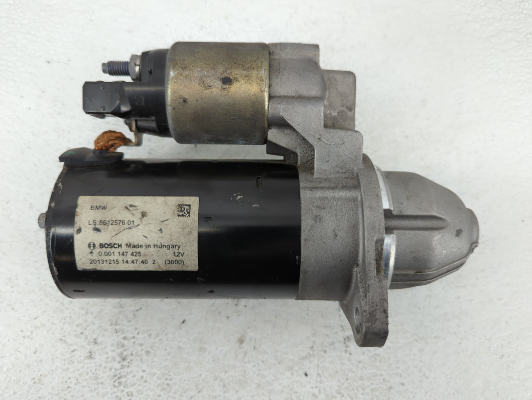 2014-2016 Bmw 228i Car Starter Motor Solenoid OEM P/N:8612576 Fits 2012 2013 2014 2015 2016 2017 2018 OEM Used Auto Parts