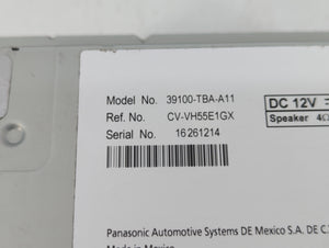 2016-2017 Honda Civic Radio AM FM Cd Player Receiver Replacement P/N:39100-TBA-A11 Fits 2016 2017 OEM Used Auto Parts