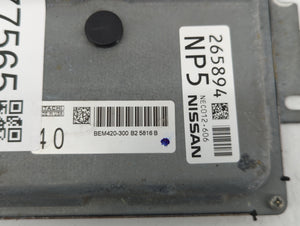 2015-2017 Nissan Murano PCM Engine Control Computer ECU ECM PCU OEM P/N:NEC012-606 Fits Fits 2015 2016 2017 OEM Used Auto Parts