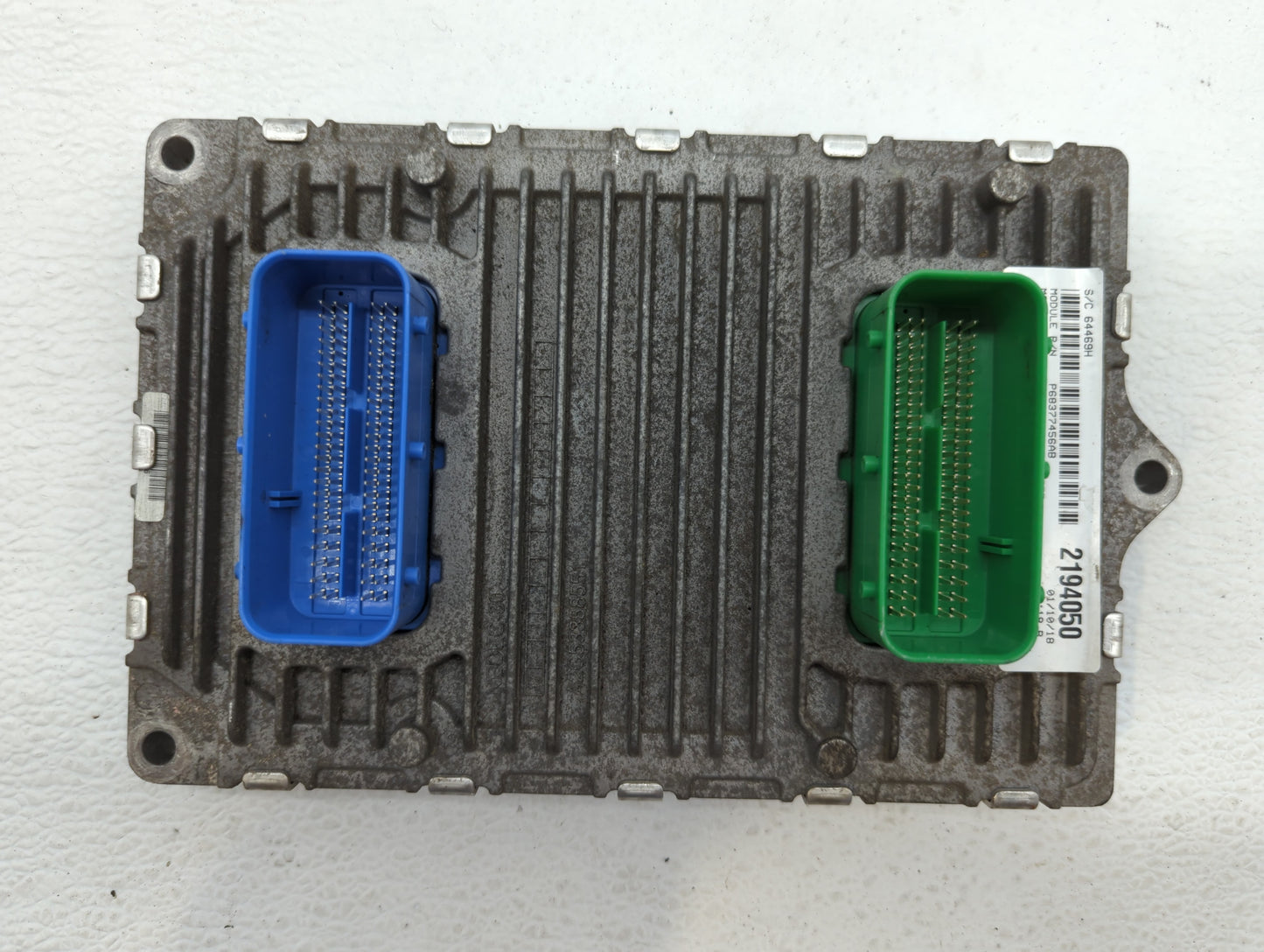 2018 Jeep Compass PCM Engine Control Computer ECU ECM PCU OEM P/N:P6832095AA Fits OEM Used Auto Parts - Oemusedautoparts1.com