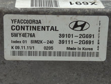 2011-2014 Hyundai Sonata PCM Engine Control Computer ECU ECM PCU OEM P/N:39101-2G691 39101-2G693 Fits Fits 2011 2012 2013 2014 OEM Used Auto Parts