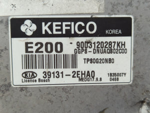 2014 Kia Soul PCM Engine Control Computer ECU ECM PCU OEM P/N:39131-2EHA0 Fits OEM Used Auto Parts