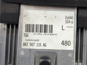 2012 Audi A5 PCM Engine Control Computer ECU ECM PCU OEM P/N:8K2 907 115 AG 8K2907115AG Fits OEM Used Auto Parts