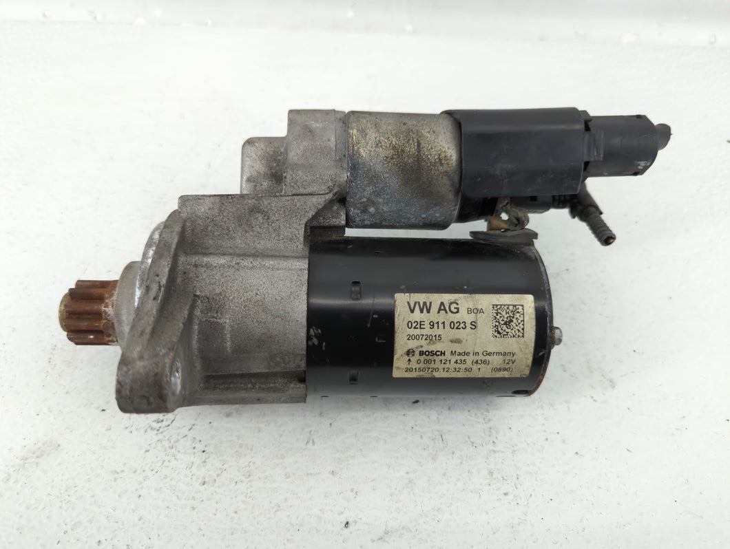 2015-2018 Audi A3 Car Starter Motor Solenoid OEM P/N:02E 911 023 S Fits 2011 2012 2013 2014 2015 2016 2017 2018 2019 OEM Used Auto Parts