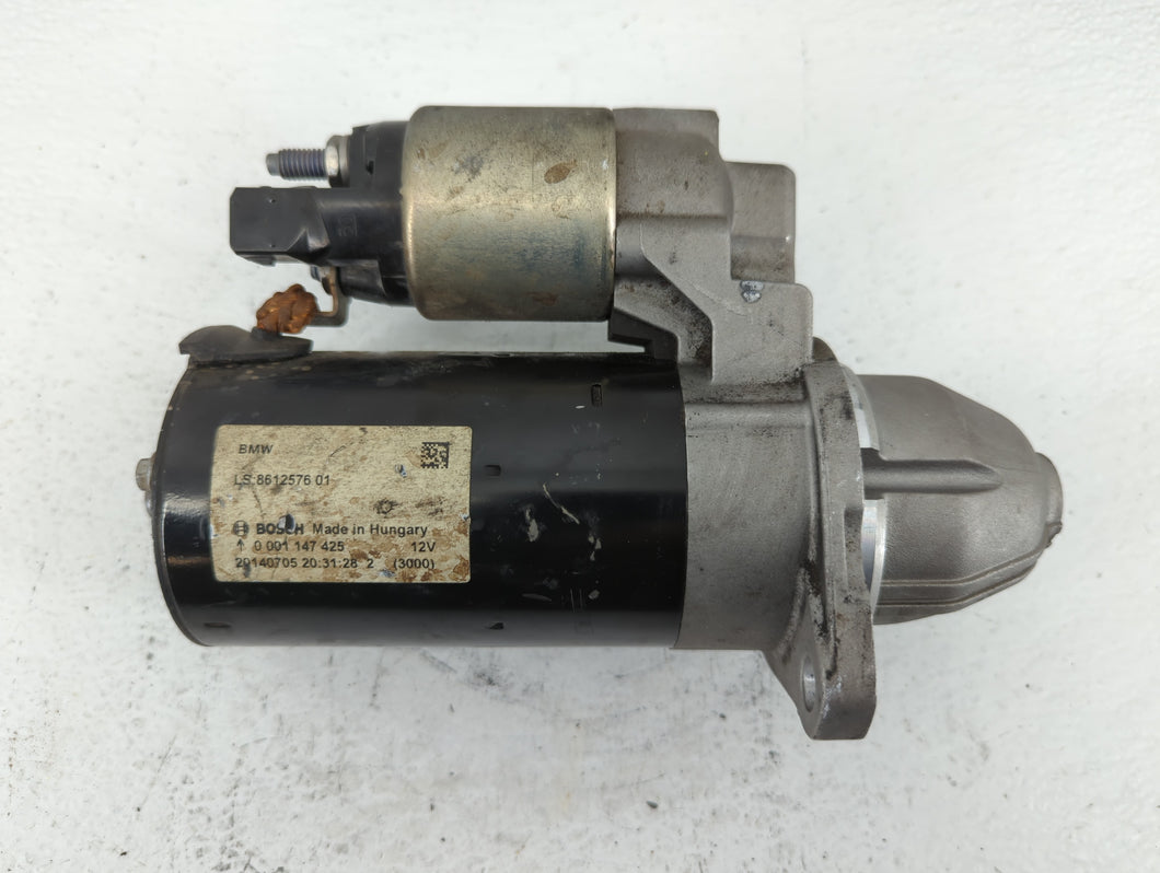 2013-2016 Bmw 328i Car Starter Motor Solenoid OEM P/N:0 001 147 425 Fits 2012 2013 2014 2015 2016 2017 2018 OEM Used Auto Parts