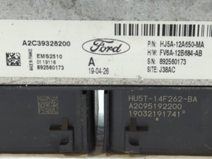 2017-2019 Ford Escape PCM Engine Control Computer ECU ECM PCU OEM P/N:HJ5A-12A650-MA 883248361 Fits Fits 2017 2018 2019 OEM Used Auto Parts