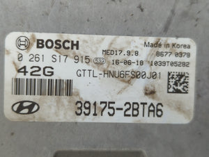 2016-2018 Hyundai Tucson PCM Engine Control Computer ECU ECM PCU OEM P/N:39175-2BTA6 Fits Fits 2016 2017 2018 OEM Used Auto Parts