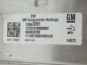 2014-2016 Chevrolet Silverado 1500 PCM Engine Control Computer ECU ECM PCU OEM P/N:12663391 Fits Fits 2014 2015 2016 OEM Used Auto Parts