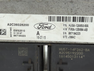 2017-2019 Ford Escape PCM Engine Control Computer ECU ECM PCU OEM P/N:HJ5A-12A650-MA Fits Fits 2017 2018 2019 OEM Used Auto Parts