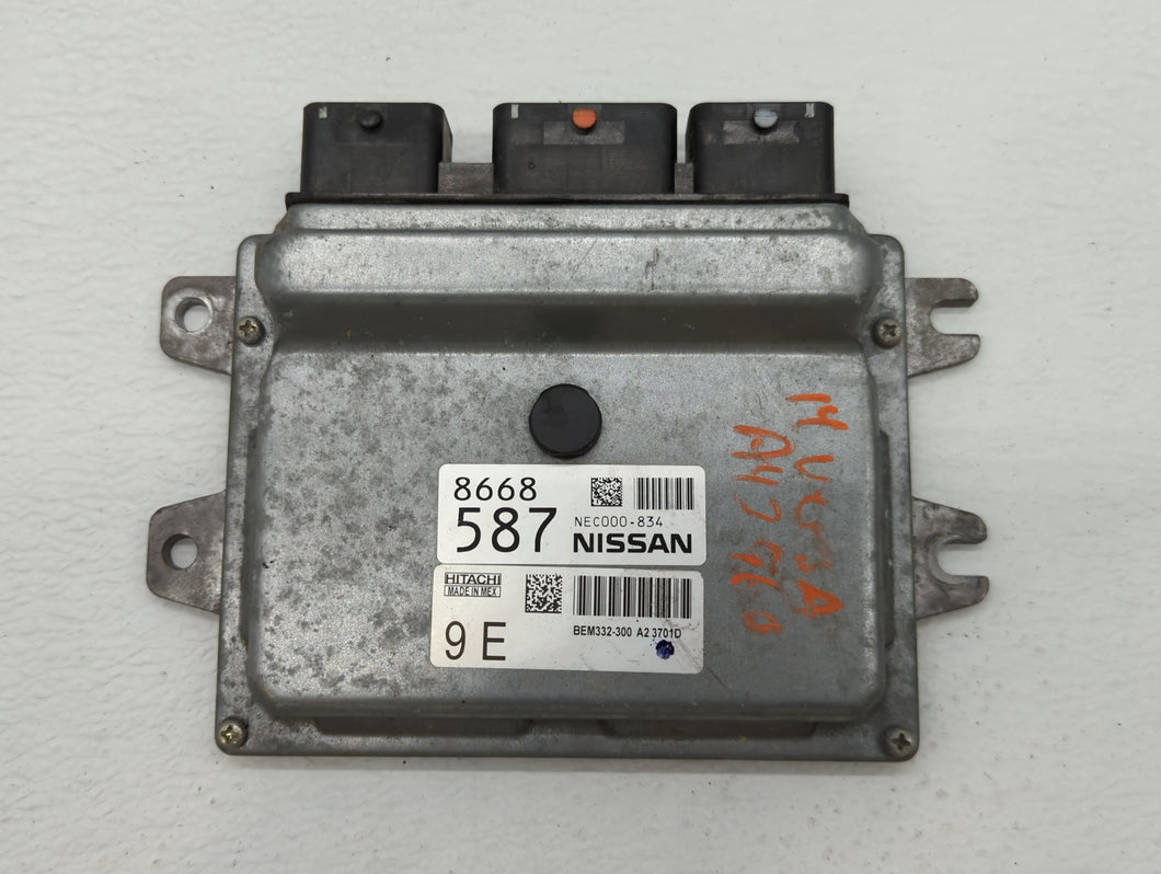 2014-2018 Nissan Versa PCM Engine Control Computer ECU ECM PCU OEM P/N:NEC000-834 Fits Fits 2014 2015 2016 2017 2018 OEM Used Auto Parts