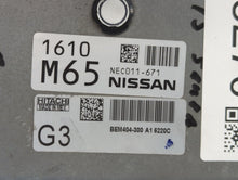 2013-2015 Nissan Sentra PCM Engine Control Computer ECU ECM PCU OEM P/N:NEC011-671 Fits Fits 2013 2014 2015 OEM Used Auto Parts