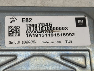 2017-2022 Gmc Acadia PCM Engine Control Computer ECU ECM PCU OEM P/N:12697045 Fits Fits 2016 2017 2018 2019 2020 2021 2022 OEM Used Auto Parts