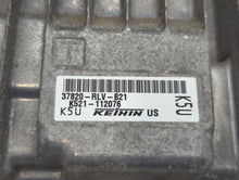 2021 Honda Passport PCM Engine Control Computer ECU ECM PCU OEM P/N:37820-RLV-B21 Fits OEM Used Auto Parts