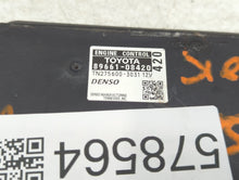 2015-2016 Toyota Sienna PCM Engine Control Computer ECU ECM PCU OEM P/N:89661-08420 Fits Fits 2015 2016 OEM Used Auto Parts