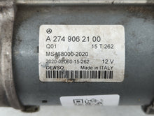 2015-2018 Mercedes-Benz C300 Car Starter Motor Solenoid OEM P/N:A 274 906 21 00 Fits 2015 2016 2017 2018 2019 2020 2021 OEM Used Auto Parts