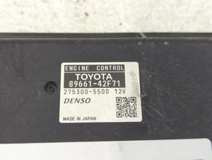 2008 Toyota Rav4 PCM Engine Control Computer ECU ECM PCU OEM P/N:275300-5500 89661-42F71 Fits OEM Used Auto Parts