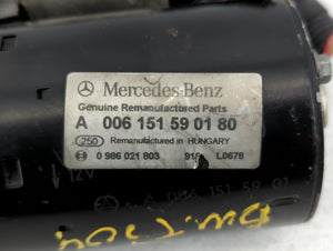 2009-2012 Mercedes-Benz Gl450 Car Starter Motor Solenoid OEM P/N:A 006 151 59 01 Fits 2007 2008 2009 2010 2011 2012 2013 2014 2015 OEM Used Auto Parts