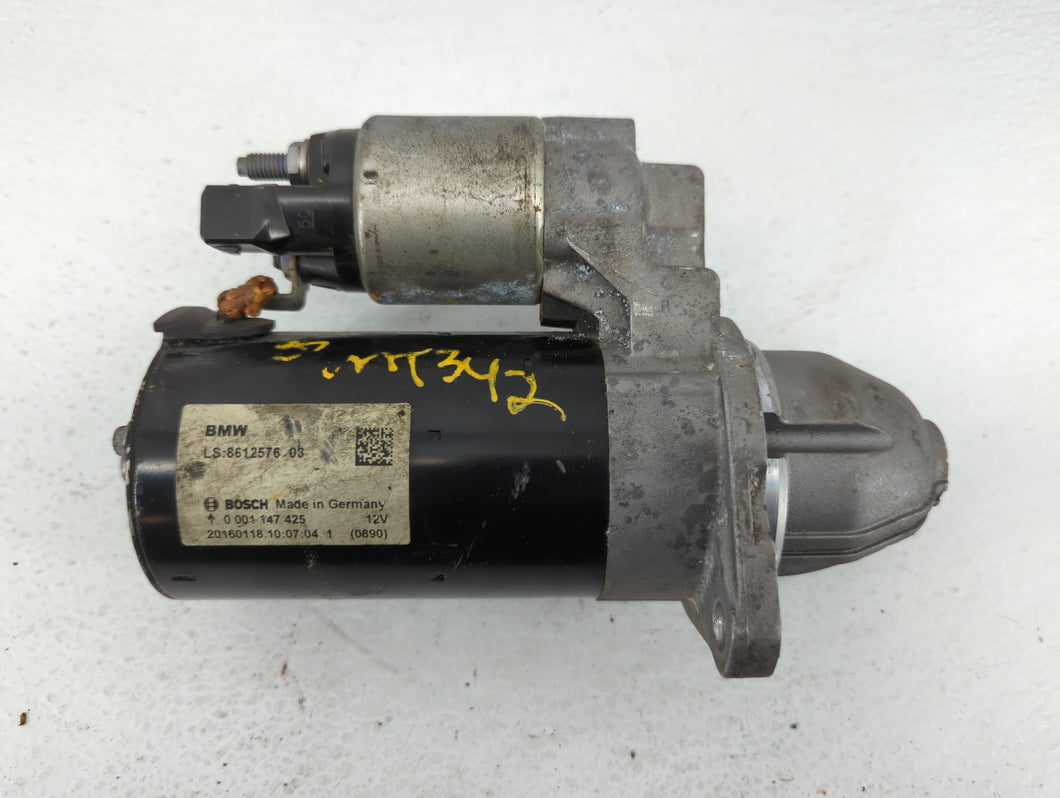 2014-2018 Bmw 320i Car Starter Motor Solenoid OEM P/N:0 001 147 425 Fits 2012 2013 2014 2015 2016 2017 2018 OEM Used Auto Parts