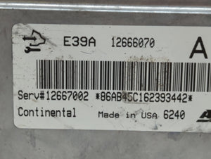 2017-2020 Chevrolet Impala PCM Engine Control Computer ECU ECM PCU OEM P/N:12666070 Fits Fits 2017 2018 2019 2020 OEM Used Auto Parts