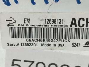 2017-2021 Chevrolet Trax PCM Engine Control Computer ECU ECM PCU OEM P/N:12698131 Fits Fits 2017 2018 2019 2020 2021 OEM Used Auto Parts