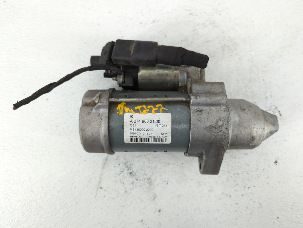 2015-2018 Mercedes-Benz C300 Car Starter Motor Solenoid OEM P/N:A 274 906 21 00 Fits 2015 2016 2017 2018 2019 2020 2021 OEM Used Auto Parts