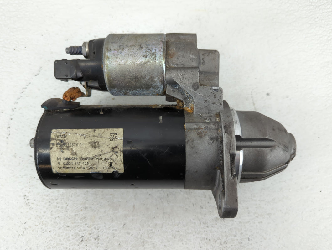 2014-2018 Bmw 320i Car Starter Motor Solenoid OEM P/N:20130714 8612576 01 Fits 2012 2013 2014 2015 2016 2017 2018 OEM Used Auto Parts