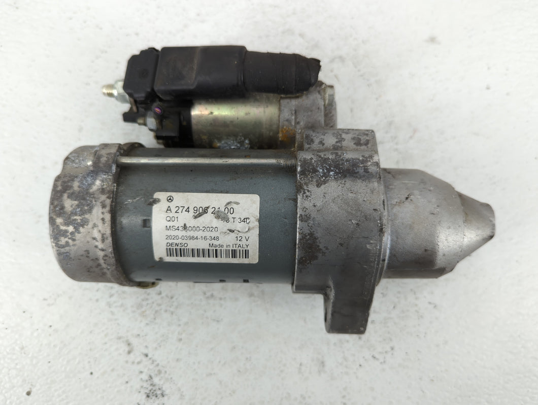 2015-2018 Mercedes-Benz C300 Car Starter Motor Solenoid OEM P/N:A 274 906 21 00 Fits 2015 2016 2017 2018 2019 2020 2021 OEM Used Auto Parts