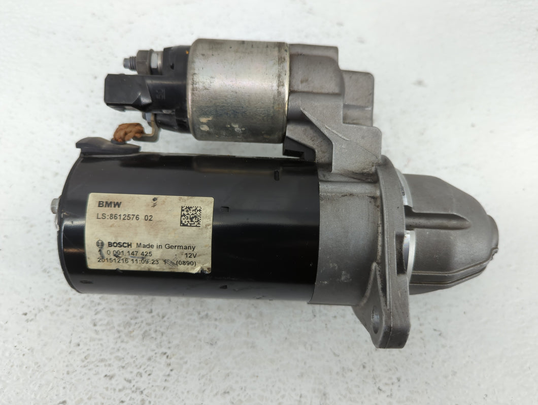 2015-2017 Bmw X3 Car Starter Motor Solenoid OEM P/N:8612576 02 Fits 2012 2013 2014 2015 2016 2017 2018 OEM Used Auto Parts