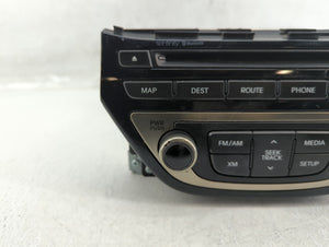 2013-2015 Hyundai Genesis Radio AM FM Cd Player Receiver Replacement P/N:96560-2M770YHG Fits 2013 2014 2015 OEM Used Auto Parts