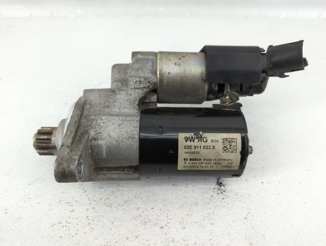 2015-2018 Audi A3 Car Starter Motor Solenoid OEM P/N:02E 911 023 S Fits 2011 2012 2013 2014 2015 2016 2017 2018 2019 OEM Used Auto Parts