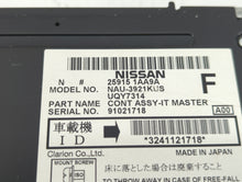 2009-2010 Nissan Murano Radio AM FM Cd Player Receiver Replacement P/N:25915 1AA0A 25915 1AA9A Fits 2009 2010 OEM Used Auto Parts