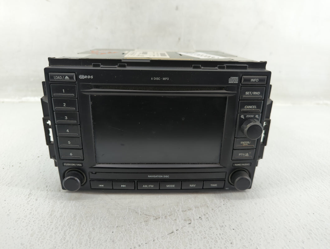 2007-2009 Dodge Caliber Radio AM FM Cd Player Receiver Replacement P/N:P56038646AM 05064184AF Fits 2007 2008 2009 OEM Used Auto Parts