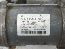 2015-2018 Mercedes-Benz C300 Car Starter Motor Solenoid OEM P/N:A 274 906 21 00 Fits 2015 2016 2017 2018 2019 2020 2021 OEM Used Auto Parts