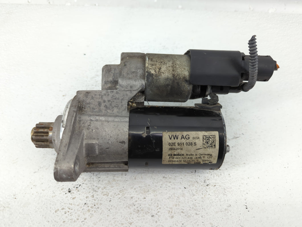 2015-2018 Audi A3 Car Starter Motor Solenoid OEM P/N:02E 911 023 S Fits 2011 2012 2013 2014 2015 2016 2017 2018 2019 OEM Used Auto Parts