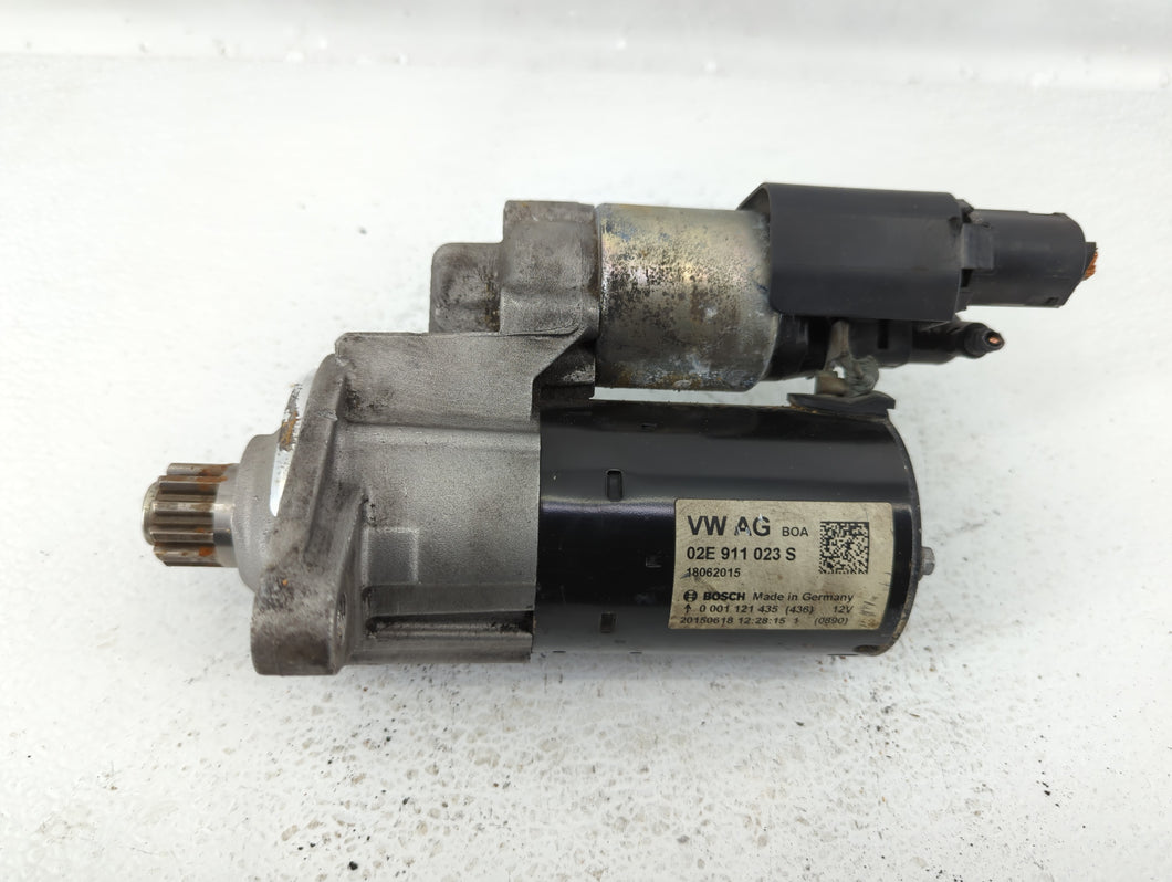 2015-2018 Audi A3 Car Starter Motor Solenoid OEM P/N:02E 911 023 S Fits 2011 2012 2013 2014 2015 2016 2017 2018 2019 OEM Used Auto Parts