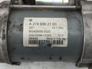 2015-2018 Mercedes-Benz C300 Car Starter Motor Solenoid OEM P/N:A 274 906 21 00 Fits 2015 2016 2017 2018 2019 2020 2021 OEM Used Auto Parts