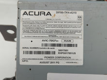 2009-2014 Acura Tl Radio AM FM Cd Player Receiver Replacement P/N:39100-TK4-A310 Fits 2009 2010 2011 2012 2013 2014 OEM Used Auto Parts