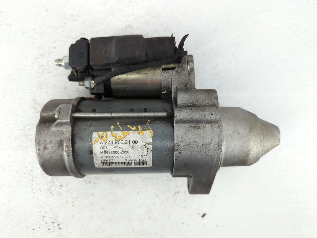 2015-2018 Mercedes-Benz C300 Car Starter Motor Solenoid OEM P/N:A 274 906 21 00 Fits 2015 2016 2017 2018 2019 2020 2021 OEM Used Auto Parts