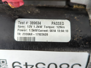 2007-2011 Bmw 328i Car Starter Motor Solenoid OEM P/N:2338AR-17922A20 389634 Fits 2005 2006 2007 2008 2009 2010 2011 OEM Used Auto Parts