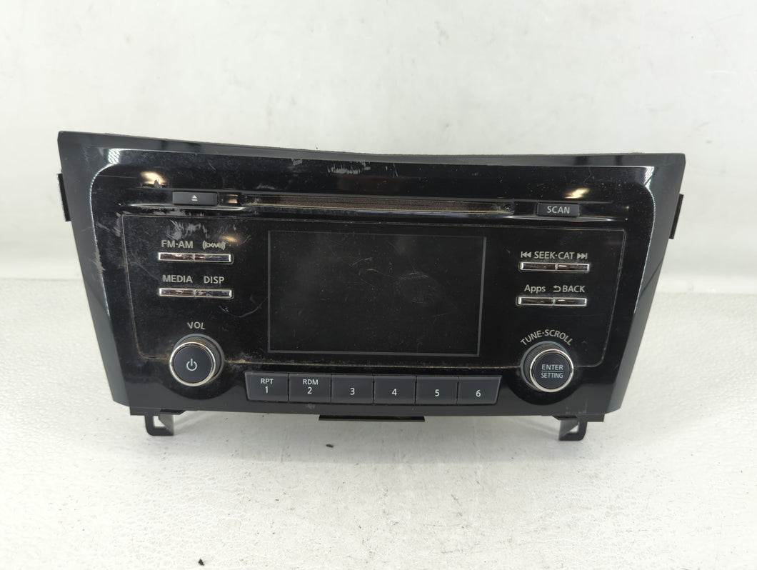 2014-2016 Nissan Rogue Radio AM FM Cd Player Receiver Replacement P/N:28185 4BA0A Fits 2014 2015 2016 OEM Used Auto Parts