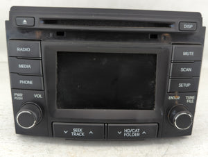 2014-2015 Hyundai Sonata Radio AM FM Cd Player Receiver Replacement P/N:96180-3Q8004X Fits 2014 2015 OEM Used Auto Parts