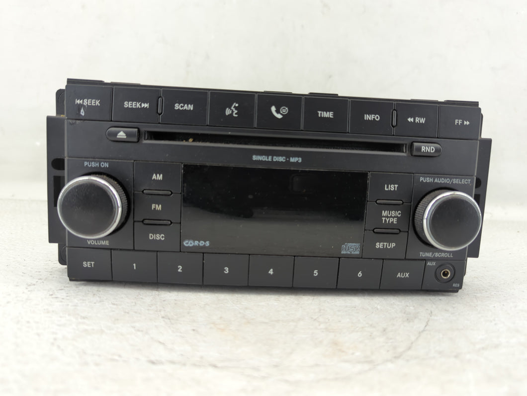 2008-2010 Dodge Charger Radio AM FM Cd Player Receiver Replacement P/N:P05064410AF Fits 2008 2009 2010 OEM Used Auto Parts