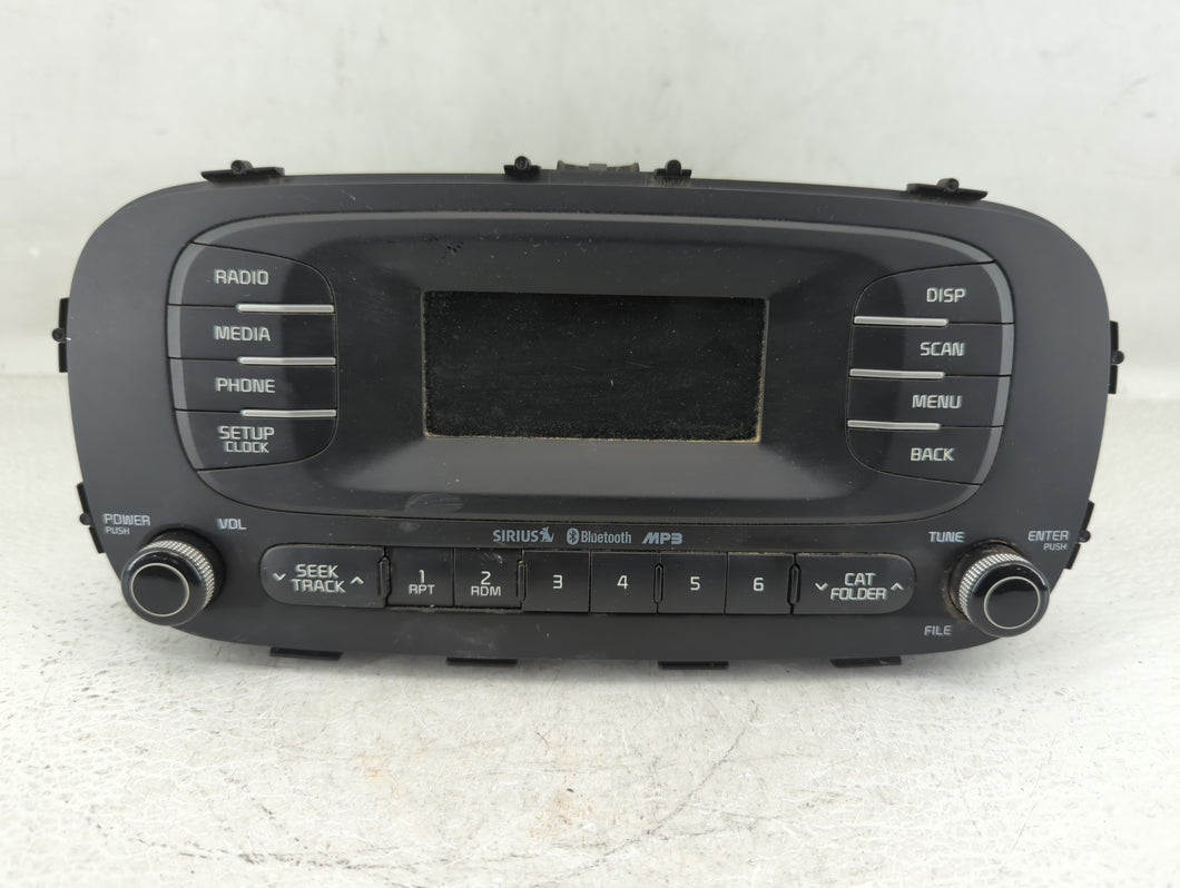 2014-2016 Kia Soul Radio AM FM Cd Player Receiver Replacement P/N:96170-B2090CA Fits 2014 2015 2016 OEM Used Auto Parts