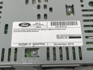 2015-2019 Ford Escape Radio AM FM Cd Player Receiver Replacement P/N:GJ5T-19C107-KA Fits 2015 2016 2017 2018 2019 OEM Used Auto Parts